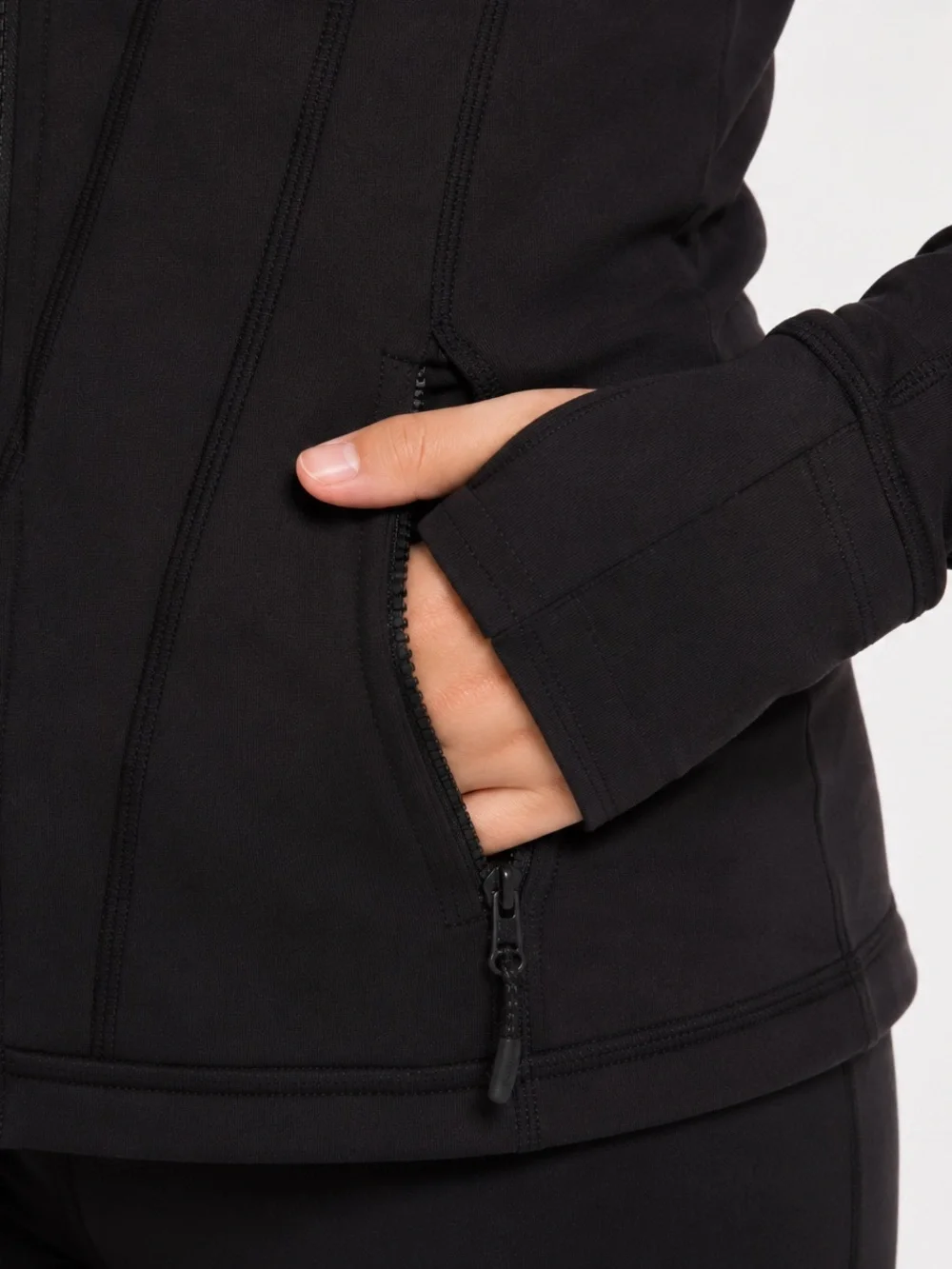 Ivivva by Lululemon Black Define Jacket Kids 10 Fits Adult 2 🖤🍋✨